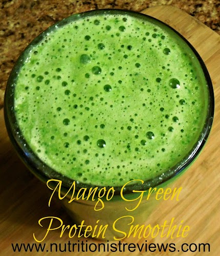 Mango Green Protein Smoothie