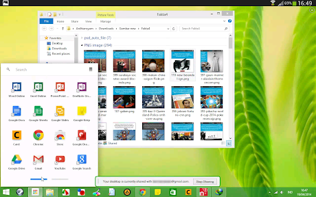 Tampilan Windows 8 di Android