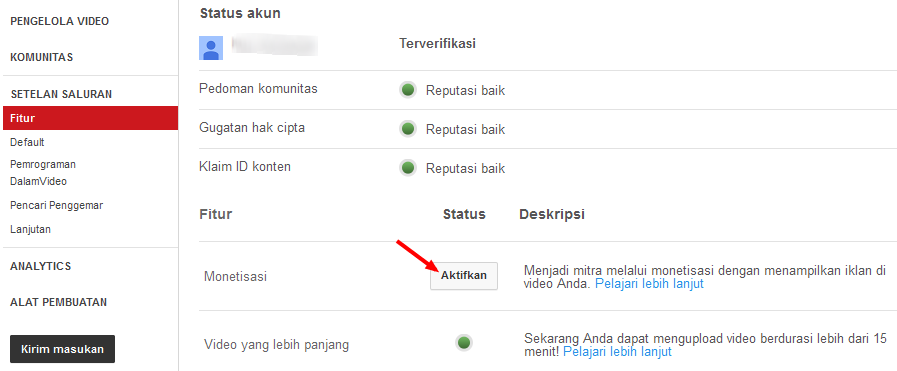 Cara Monetisasi Video Youtube