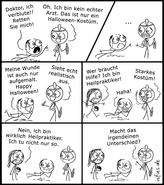 Doktor Halloween Comic isfies