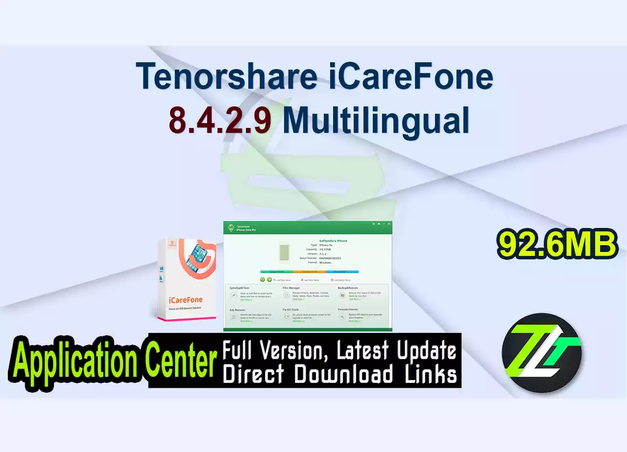 Tenorshare iCareFone 8.4.2.9 Multilingual