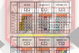KALENDER PENDIDIKAN TAHUN PELAJARAN 2020/2021 JENJANG SD SMP SMA SEDERAJAT