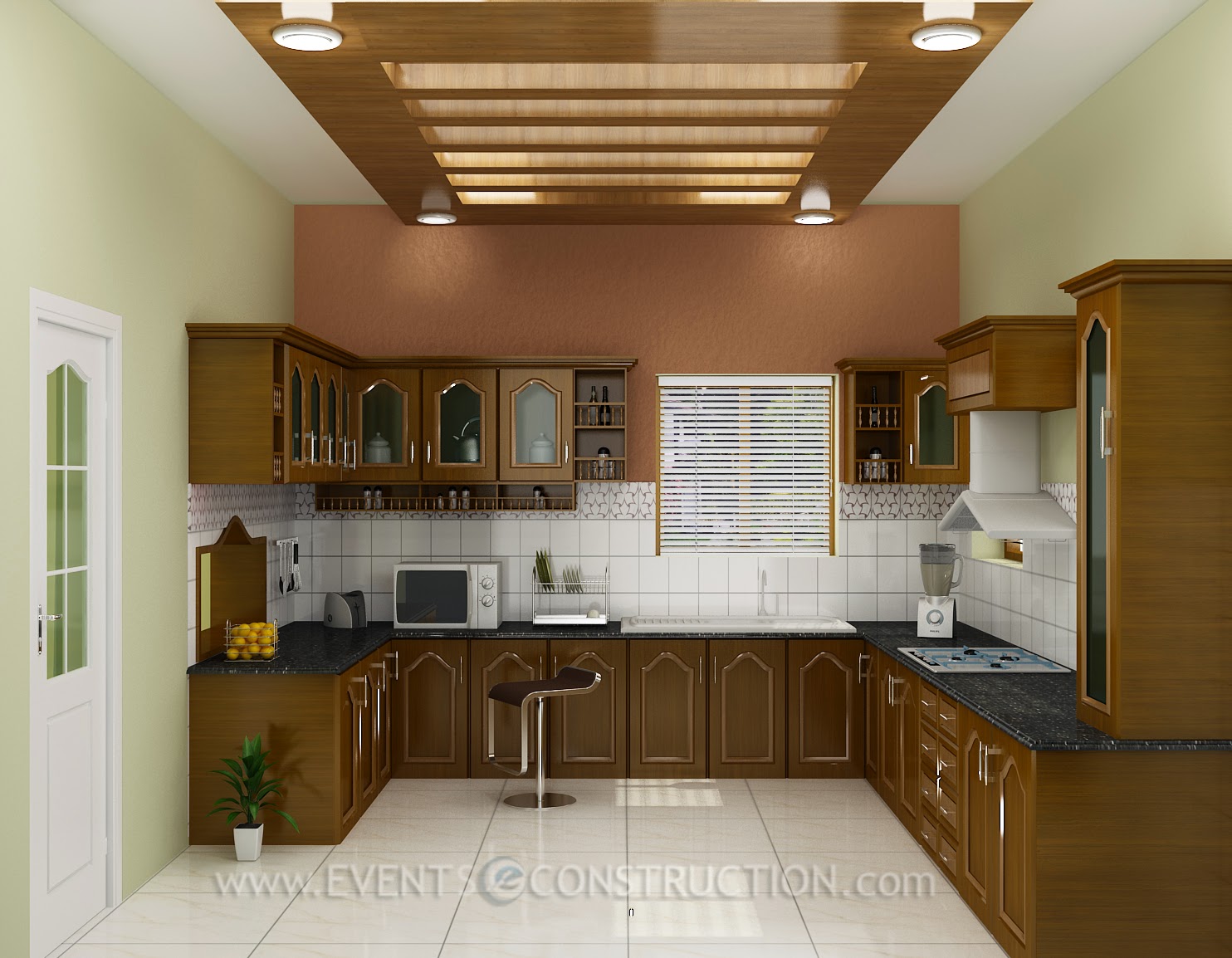 Evens Construction Pvt Ltd Kerala  kitchen  Interior Design