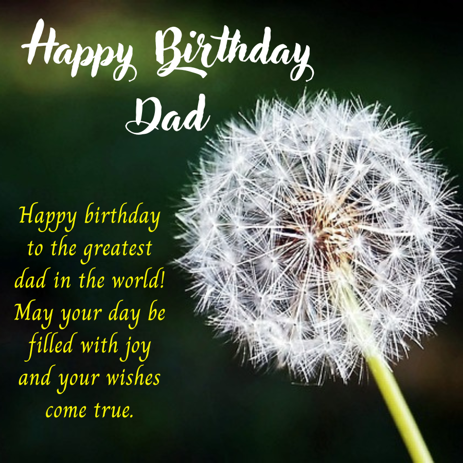 Happy Birthday Dad Images with Heartfelt  Wishes and Quotes