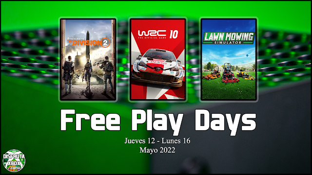 Días de juego gratis (12 - 16 Mayo 2022) #freeplaydays