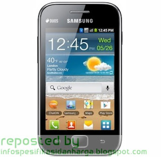 Harga Samsung Galaxy Ace Duos S6802 Hp Terbaru 2012