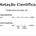 Potência de dez e Notação científica