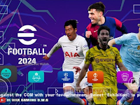 eFootball 2024 New Update PES PPSSPP Kits And Full Transfer Graphics HD Camera PS5 English Version