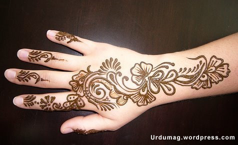Simple arabic mehndi designs for left handBeautiful arabic henna mehndi 