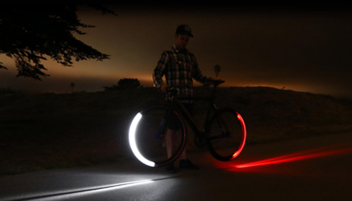 cool unique smart lighting gear items for sports athlets outdoor bicycle break light indicator for safety