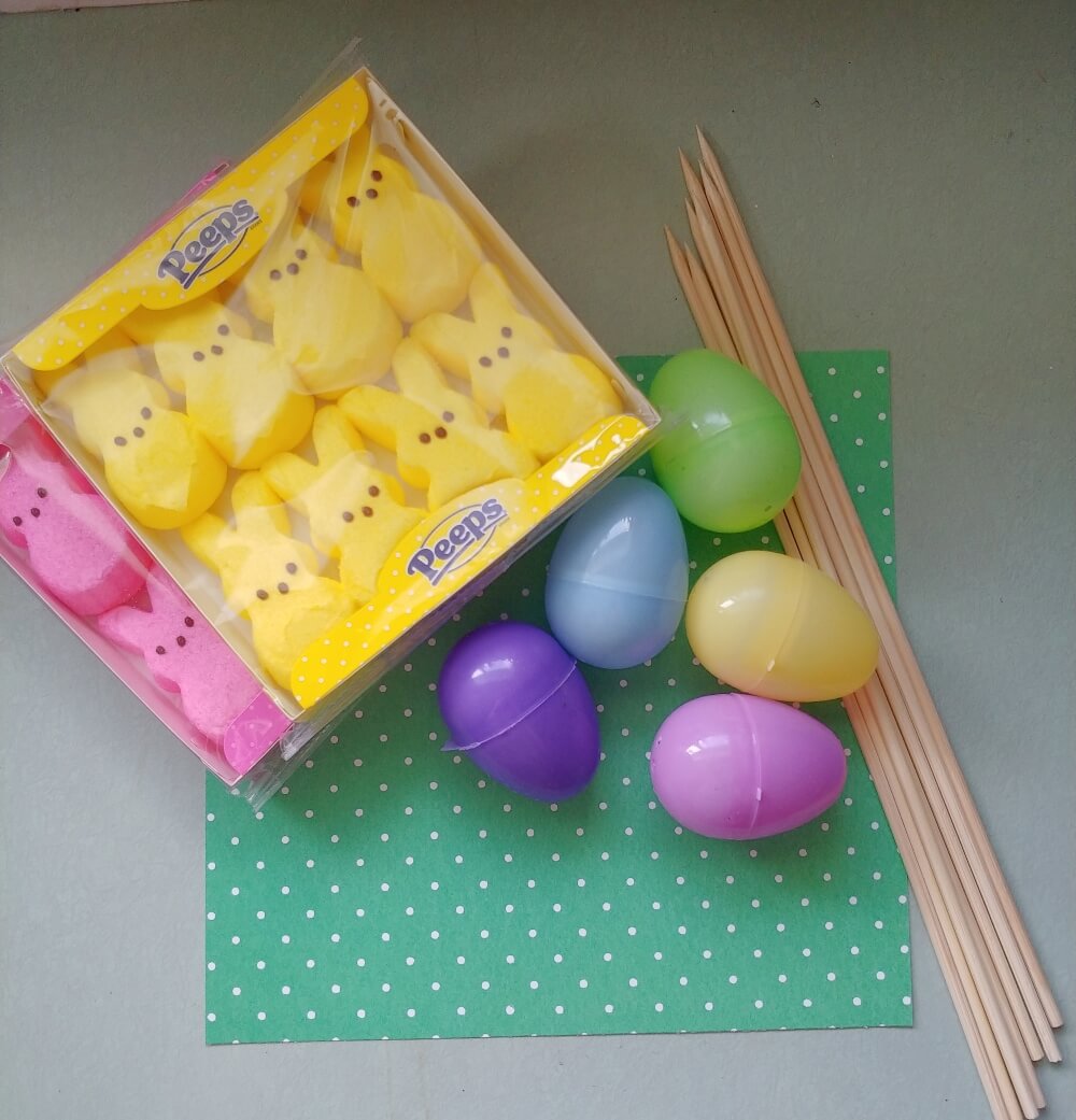 DIY Easter Peeps Flowers