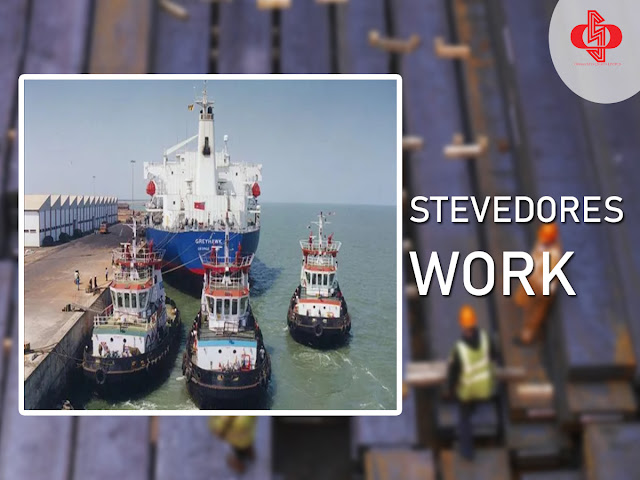 Stevedores Work In Vizag Port