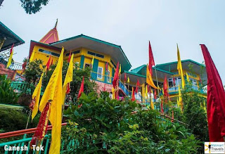 View of Ganesh Tok from below