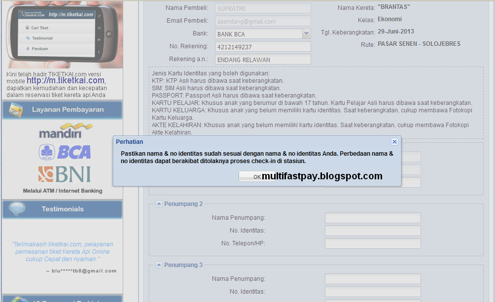 Testimonials, fastpay, atm, tiket kereta, tiket kereta api, tiket ka, tiket kereta online