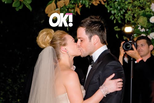 Hilary Duff Wedding Portraits OK Magazine Cover
