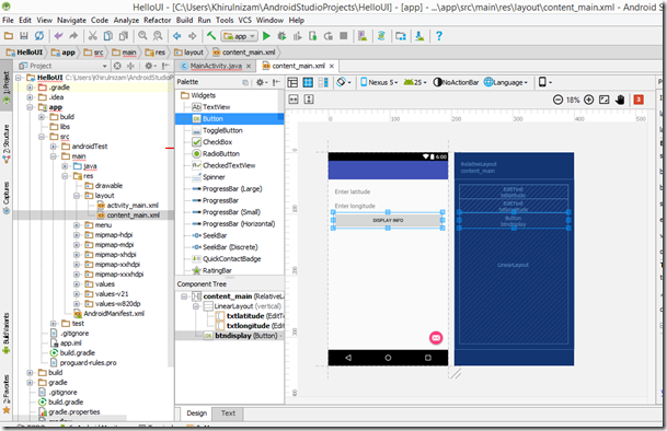 the-android-studio-project-folder
