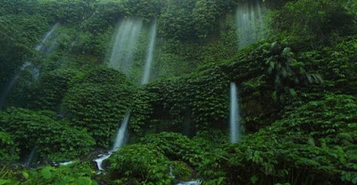 Air Terjun Benang Kelambu, Air Terjunnya Bidadari Dari Lombok