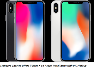 Standard Charted Offers iPhone X on Asaan Installment with 0% Markup