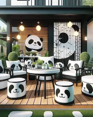 Decoração para quem gosta do urso Panda