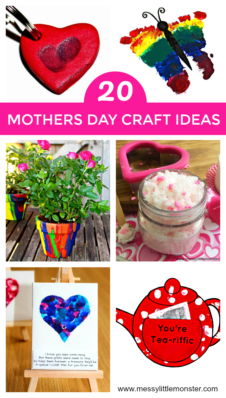 Mothers Day Craft Ideas - Messy Little Monster