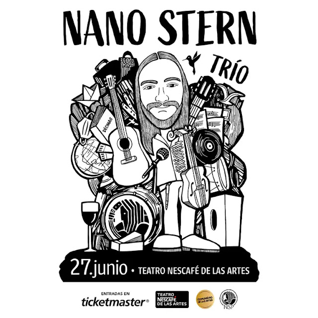 afiche nano stern trio en teatro nescafe