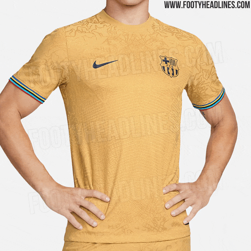 FC Barcelona Away Kit Features City Map - Footy Headlines