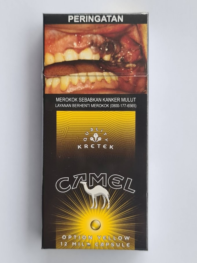 Camel Mild Option Yellow Kretek 12, SKM LTLN Pertama Di Indonesia Dengan Fitur Yellow Banana Mint Capsule