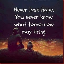 never lose hope