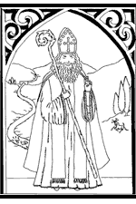 St Nicholas Coloring Page