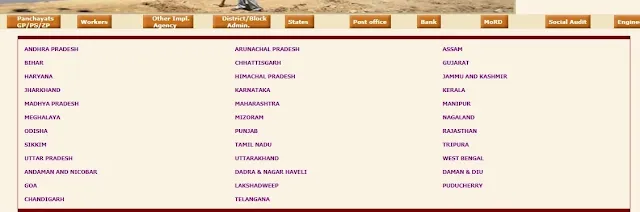 NREGA Job Card List 2020 MNREGA |State wise|  Mahatma Gandhi Employment List