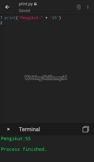 Contoh Ekspresi Pada Python