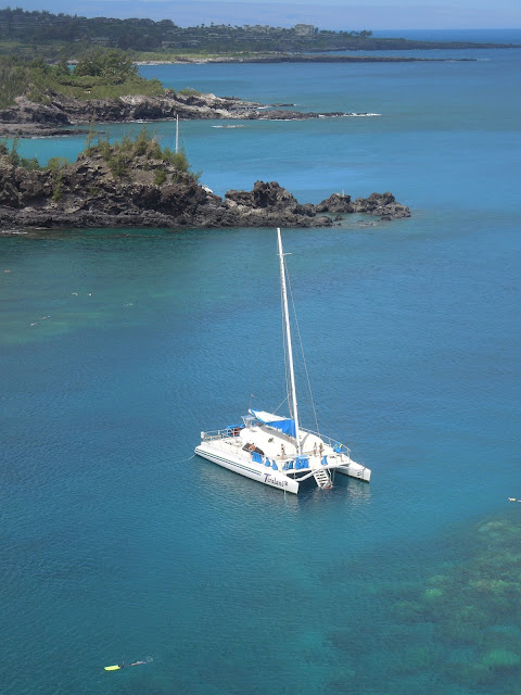 sailboat in Honolua Bay