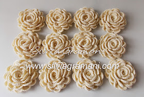Flores de Crochê - Rosas de Crochê 