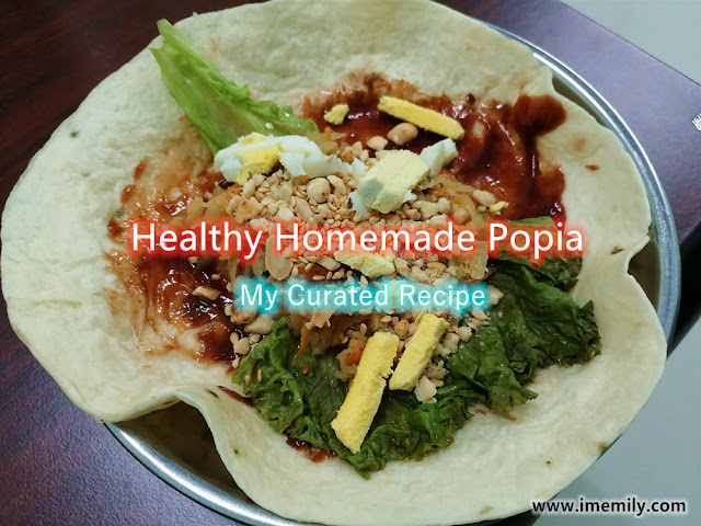 Healthy Homemade Popia