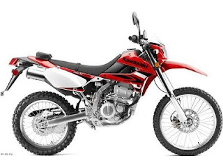 Motorcycles Kawasaki KLX250S Red Motocross Edition