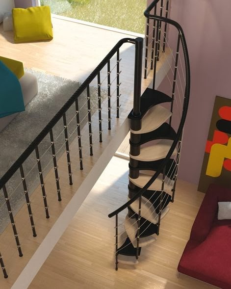 10 Modelos y Tipos de Escaleras para Interiores by artesydisenos.blogspot.com