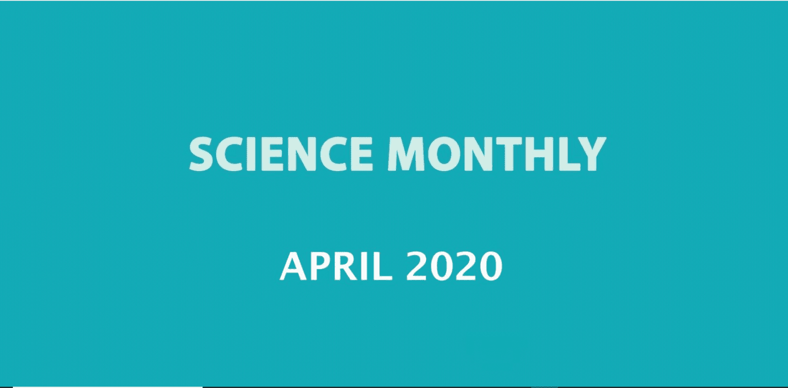 Science Monthly April 2020 Download PDF