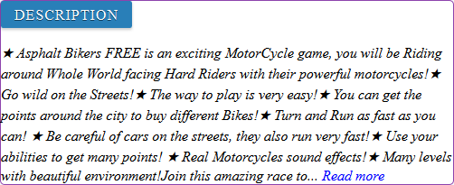 Asphalt Bikers FREE game review