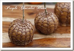 Halloween Caramel Apple