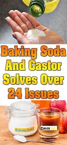 BAKING SODA AND CASTOR SOLVES OVER 24 ISSUES