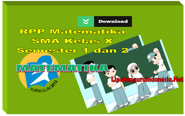 Download RPP Mateatika Kelas X SMA Kurikulum 2013