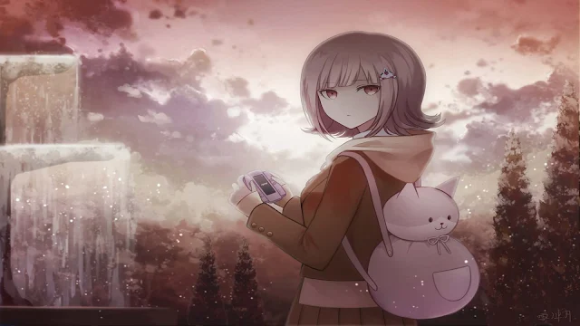 Chiaki Nanami Danganronpa Anime wallpaper.