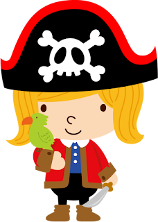 Pirate Babies Clip Art.  