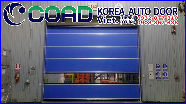 Cửa cuốn tốc độ cao, cửa đóng mở nhanh, cửa cuốn nhanh, high speed door, COAD,