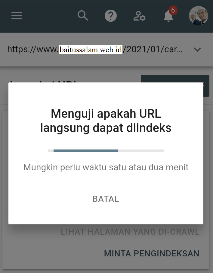 Klik-minta-pengindekan