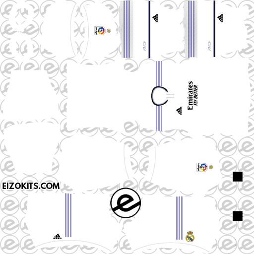 Real Madrid CF Kits 2022-2023 Adidas - DLS23 Kits Home