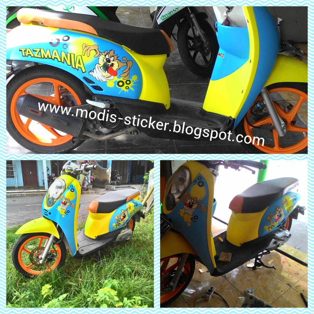 87 Gambar Modif Stiker Scoopy Kumpulan Modifikasi Motor Scoopy Terbaru