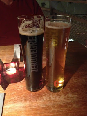 Zerodegrees-Microbrewery-and-Restaurant-Cardiff-Review-picture-of-beer-pint-of-dark-and-light