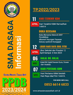 Informasi dan jadwal libur