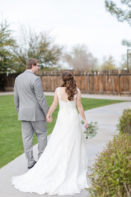 Shenandoah Mill Wedding Portraits in Gilbert AZ of Bride and Groom